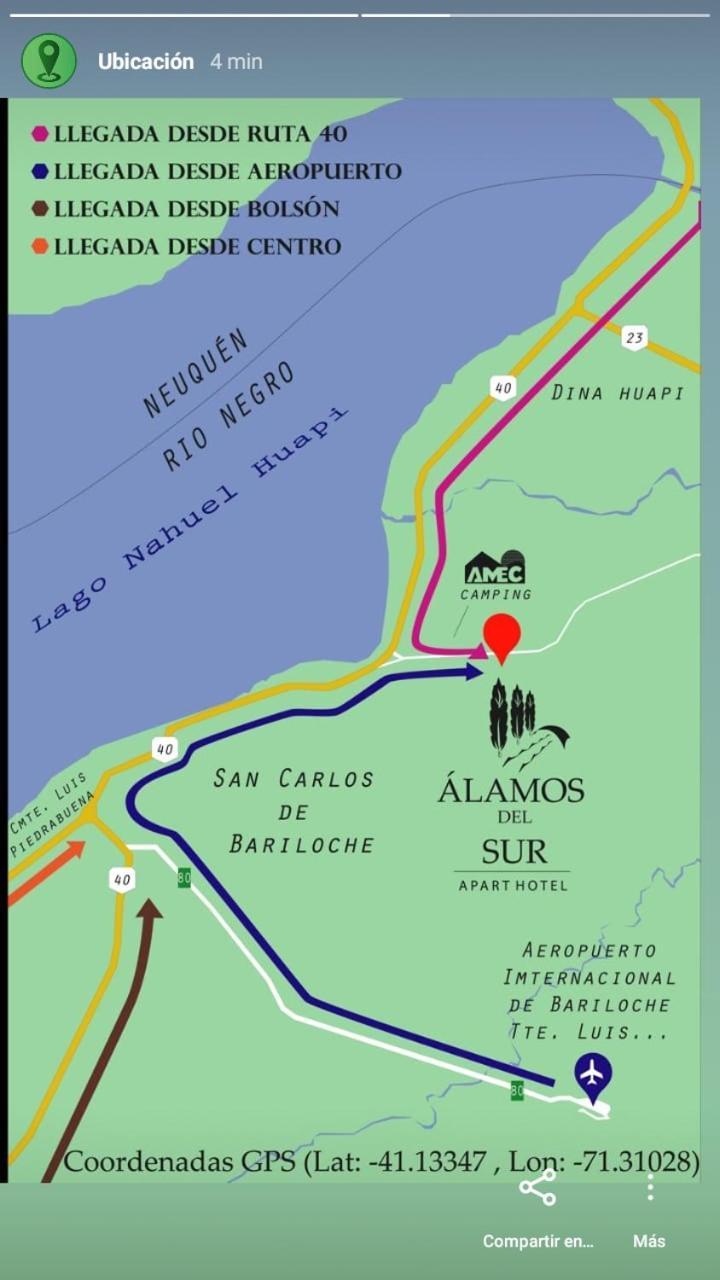 Alamos Del Sur Apart Hotel San Carlos de Bariloche Esterno foto